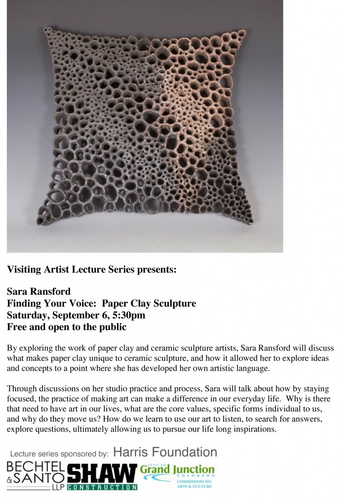 Visiting Artist Lecture Series presents Sara Ransford